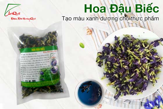 hoa đậu biếc màu xanh dương